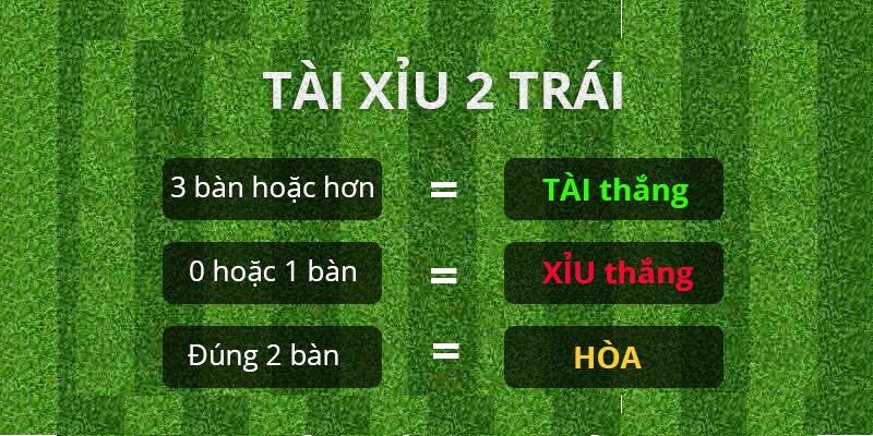 Tài Xỉu 2 Trái Là Gì, Cách Bắt Kèo Cá Độ Bóng Đá Hay Nhất